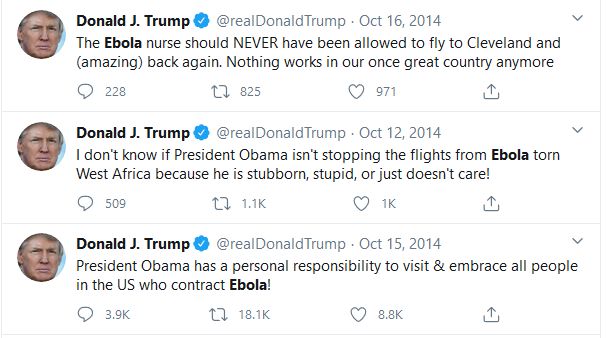 factandrumor's tweet image. #TrumpRally #SundayFunday Where's Melania? #sundayvibes: Article 5 Traitor Trump has ALWAYS been a troll. He trolled Barack Obama on Ebola. And Trump never embraced COVID victims. Not one American got Ebola in the USA and died. #BarackObama #FactsMatter