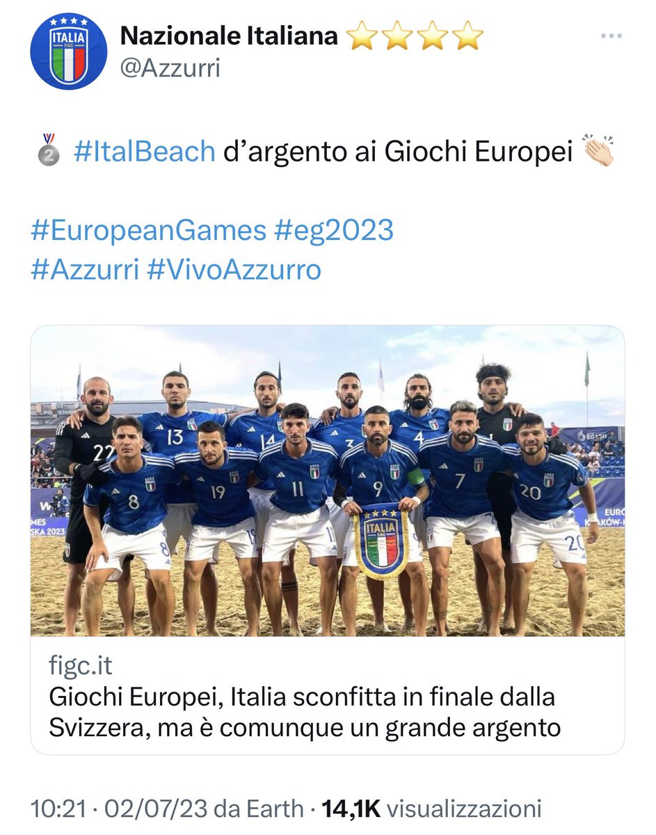 Santo__Jj's tweet photo. 🔴 #Gravina #Figc
❌ #EuropaLeague
❌ #ConferenceLeague
❌ #ChampionsLeague
❌ #MondialeUnder20
❌ #NationsLeague
❌ #EuropeoU21
❌ #ItalBeach
#Septuple 🤣🤣🤣 https://t.co/WbGLJvJRRa