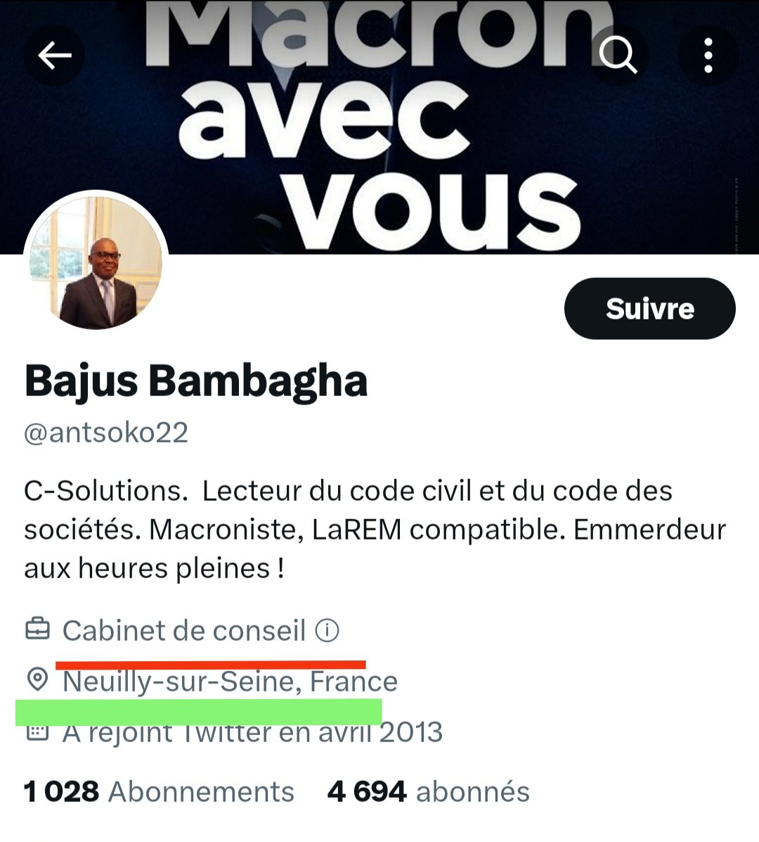Fin de la blague