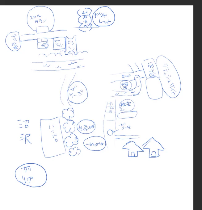 apexシーズン1から遊んでる人間なのに、マッピング能力が無い人間が描く地図がこちらです 
