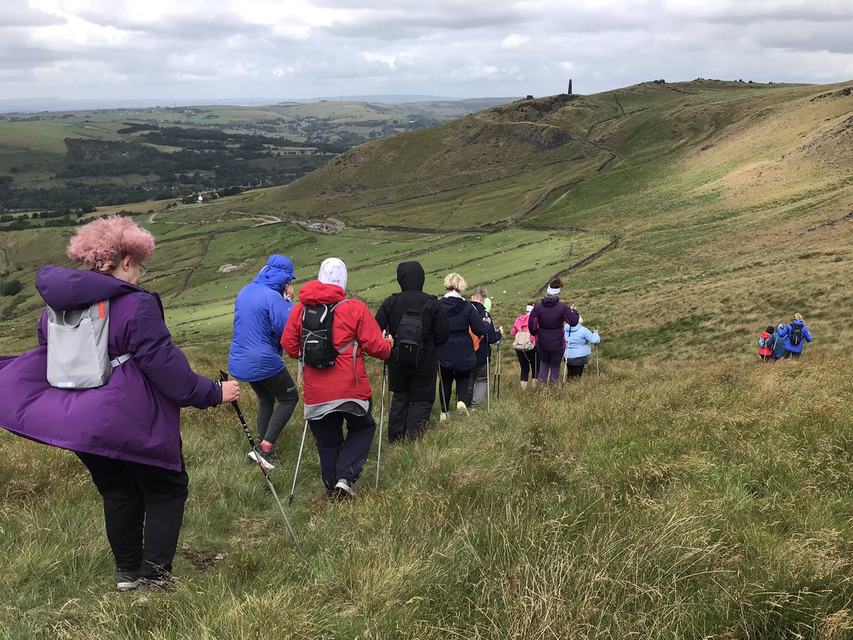 Day 2 of the June 2023 @abcdiagnosis #abcdretreat in Saddleworth. Super well done to everyone who Nordic Hiked our hills to be rewarded with fantastic views. #Movemorefeelbetter