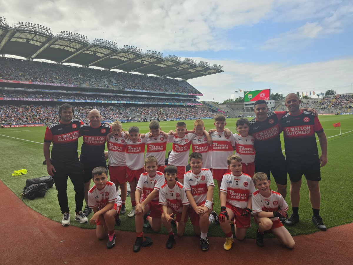 TirnanOgPdown's tweet photo. Well done to our 13 boys who took to the field in Croke Park yesterday, the stuff dreams are made of ⭐️ a fantastic opportunity for the lads. Thank you @Armagh_GAA thank you coaches Barry, Darren, Declan and Seamie 👏👏🇦🇹🧡🤍 #forclubandcounty https://t.co/bNLFTJ28zp