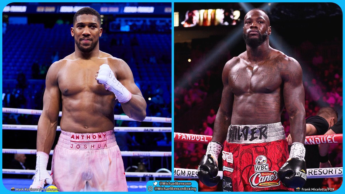 ‼️ Eddie Hearn has declared that Anthony Joshua vs Deontay Wilder is now “virtually agreed” to take place in December/January following talks with the Saudis this week. He said: “We virtually have a deal agreed in principle, subject to a few final discussions.” [<a href="/BoxingNewsED/">Boxing News</a>]