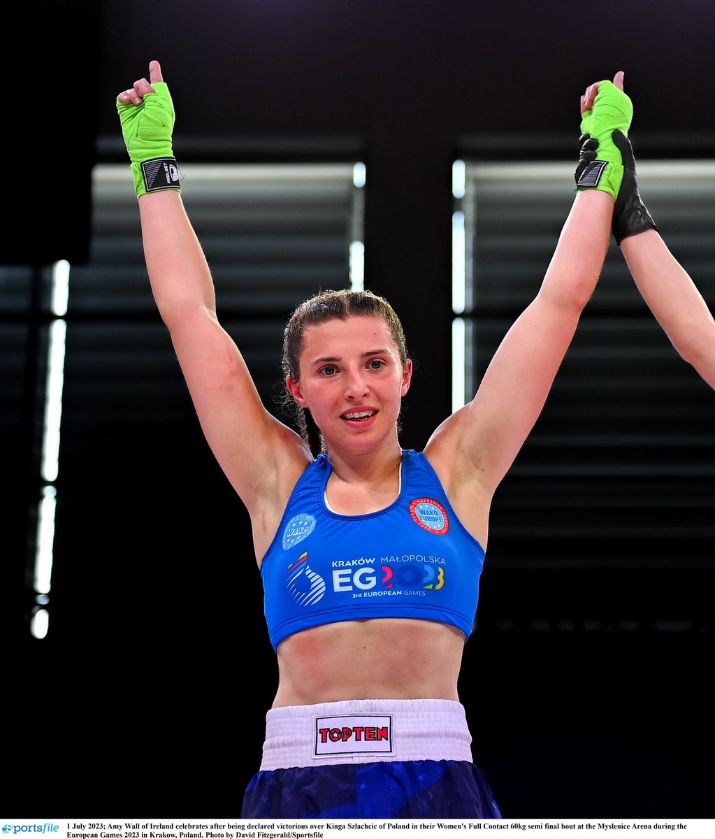 🦵🥊 | KICKBOXING 

AMY WALL IS YOUR 2023 EUROPEAN GAMES CHAMPION 🥇

#TeamIreland | #EG2023