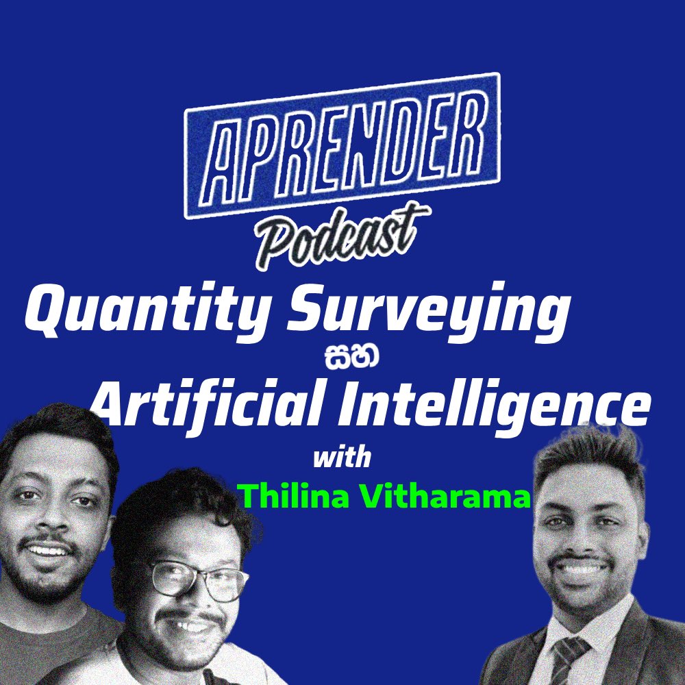 🆕 Video Episode is out 🚨

E64: Quantity Surveying with AI ft. Thilina Vitharama

📺 Watch Now: bit.ly/46ypQlm
🎧Listen Now: bit.ly/3JCoko8

#podcast #qs #artificialintelligence #chatgpt #futureofbusiness #futureofqs #quantitysurveying