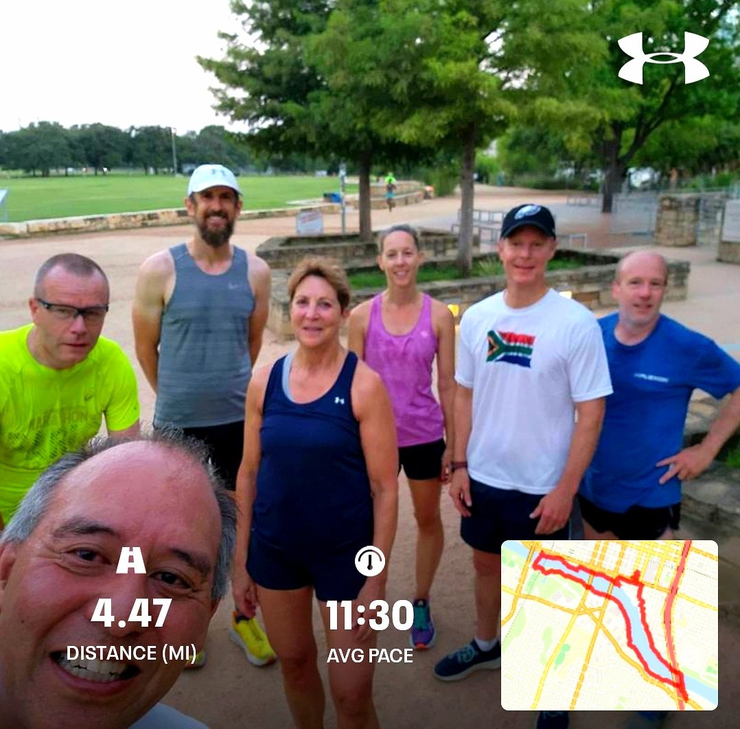 griz1's tweet image. Past Tuesday @NNSFunRun #6for6 running squad in #AustinTX! #RunForYourBrain @WillStewNeuro @DevilbissLab @Neurotrauma @UCLABrainSPORT @ASchneiderMDPhD @LBlackwellPhD #NNS23 #NNS2023 @VisitAustinTX @austintexasgov @TexasRunning