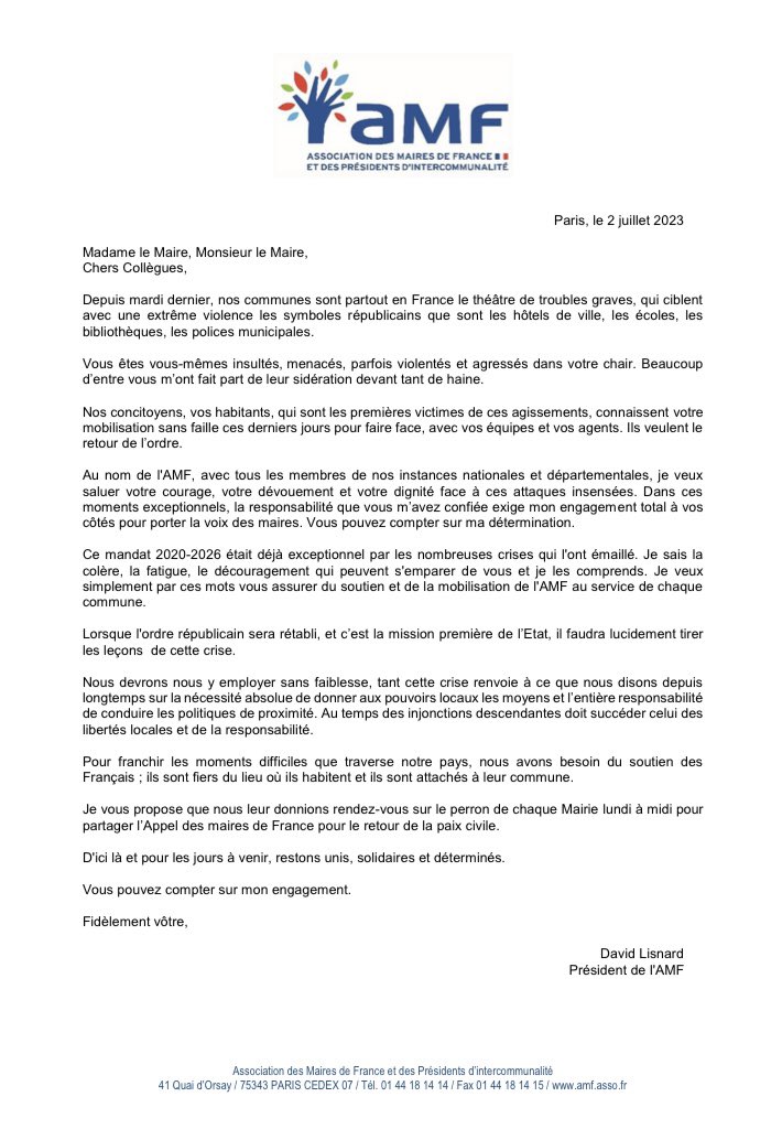 AMF | Association des maires de France tweet media