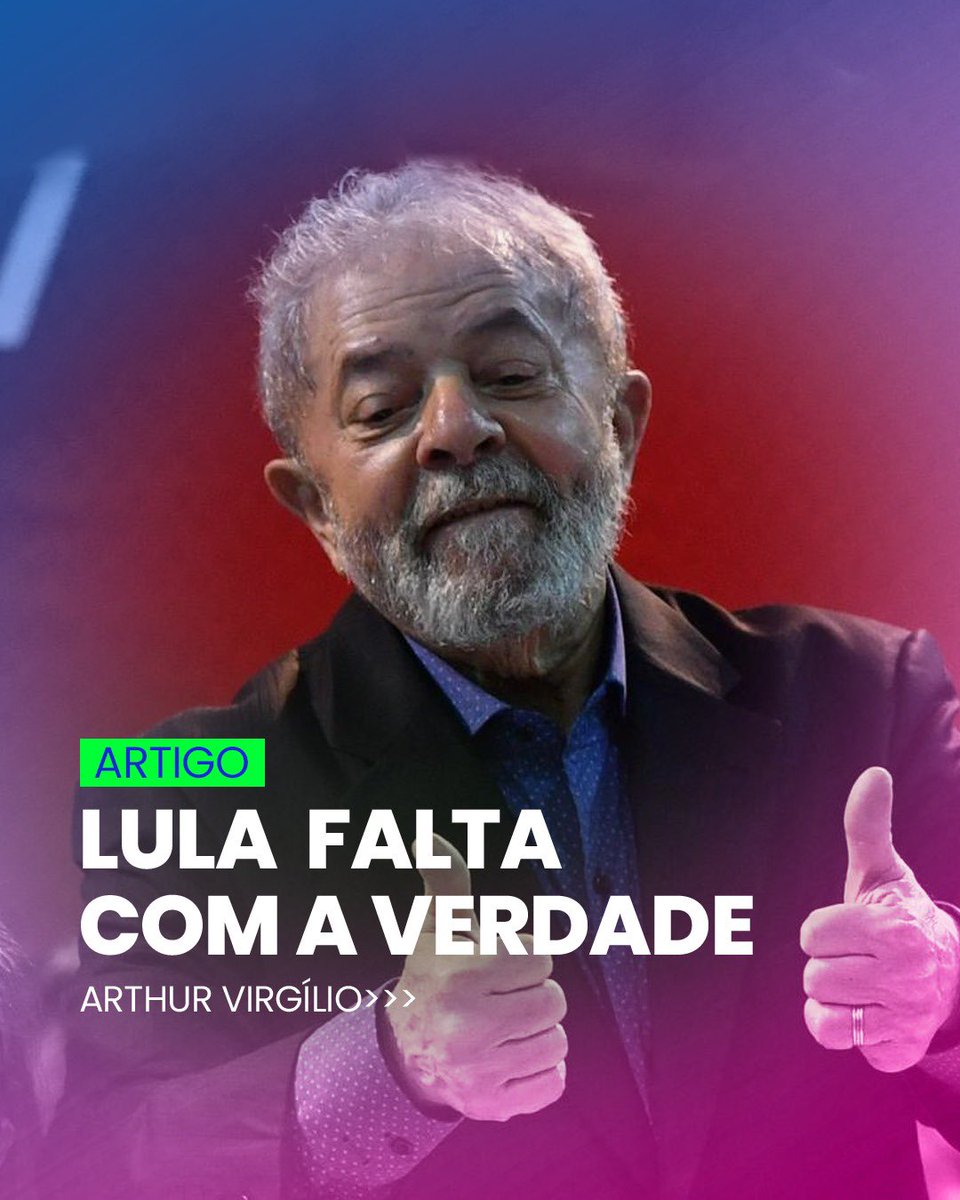 Arthurvneto's tweet photo. LULA FALTA COM A VERDADE

Atenção! Reforma Tributária do governo pode disparar inflação. Brasileiros sofreriam muito. Quadro é muito ruim para o país. Em Manaus, Livraria Saraiva fechou. Isso está acontecendo no país todo. RJ: restaurantes do Shopping América jogando a toalha. Visível o enfraquecimento da economia.

RJ: Livraria Saraiva da Zona Norte cerrou as portas. Significa perda de renda e empregos. Significa desgoverno, presidente despreparado, equipe econômica frágil. O dinheiro parece que sumiu do Brasil. Quem finge ser o que não é e fala inverdades sistematicamente, não pode dar certo.

Digo com convicção: quem mente sobre caso como a negação de blindados médicos para Ucrânia, pode tentar obrigar órgãos de pesquisa, como IBGE, a fraudar os números reais. Típico de amigo de ditadores. Venezuela trabalha sempre com dados falsos. Argentina tenta o mesmo.

Quem mente em dados essenciais para a avaliação do país, mente sobre desmatamento, queimadas, índios na Amazônia. Essa manobra é própria de quem desrespeita a opinião pública, os estudiosos. E nunca dá certo. Quem mente se desmoraliza e desmoraliza o país também.

Quem perde tempo no Foro de São Paulo e viaja à toa, não está mesmo preparado pra dirigir país complexo, gigantesco e cheio de possibilidades que lhe têm sido negadas!