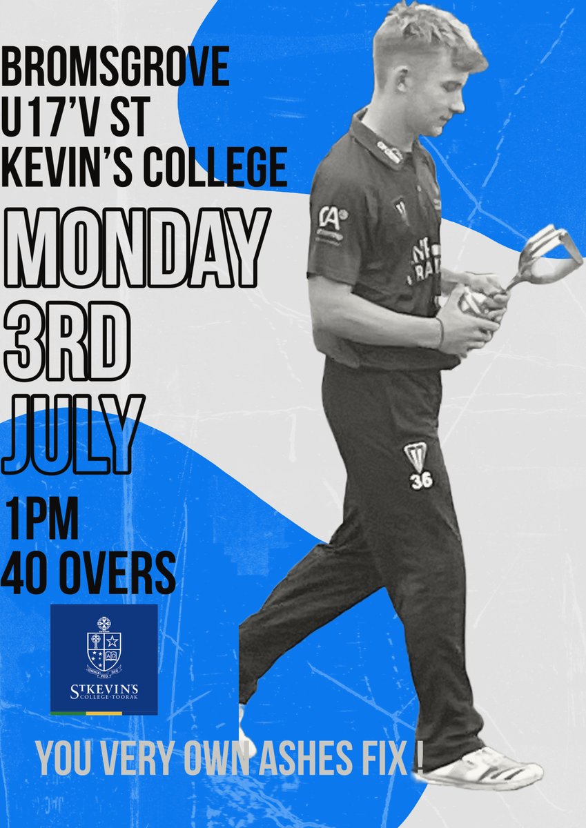 BoarsCricket's tweet photo. Fancy another “Ashes Fix” ? Then we have it ! Our u 17’s take on St Kevin’s college from Victoria, Australia tomorrow https://t.co/hRSUGzSaJ4