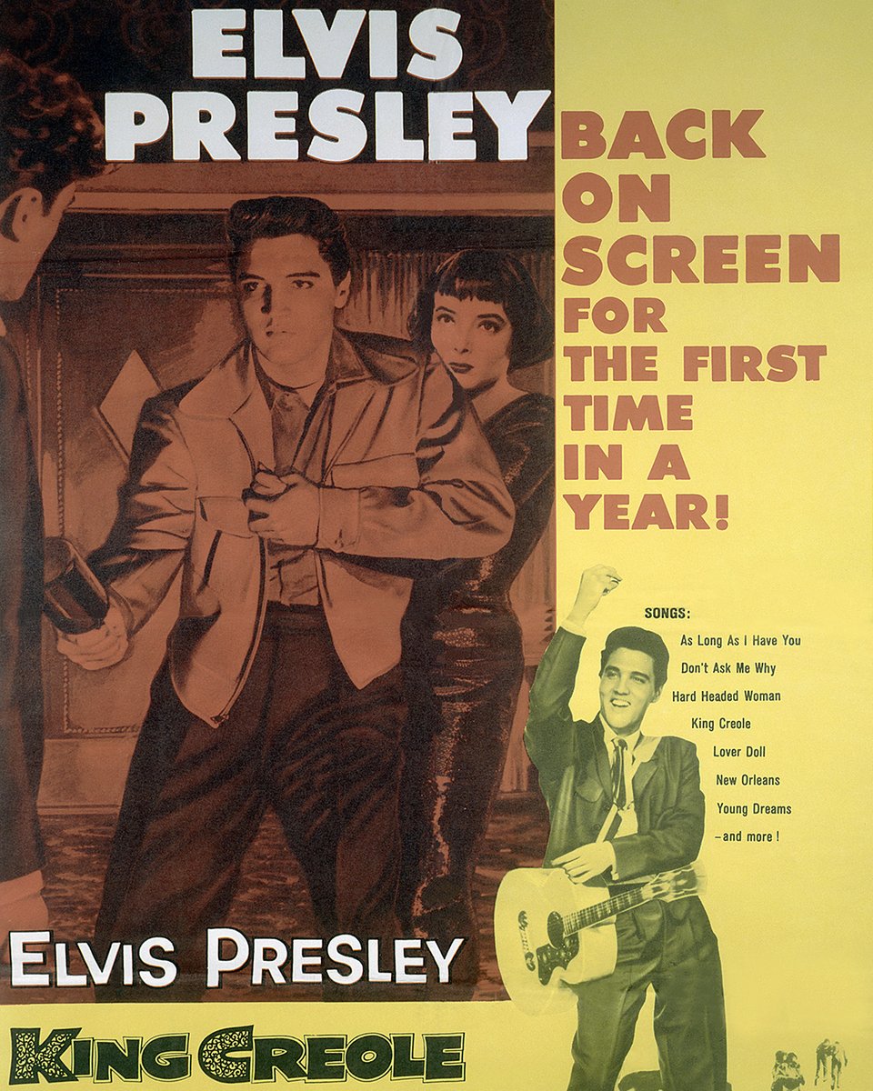On July 2, 1958, the film 'King Creole' starring Elvis Presley was released.

#ElvisPresley #Icon #Film #KingCreole #Star