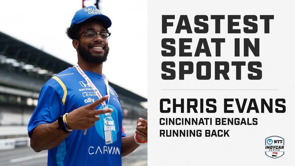 Let’s run it back, @Kidnplay_abc123. Cincinnati Bengals Running Back, Chris Evans, will lead the field to green today in the Fastest Seat in Sports. Read more: bit.ly/44uk4iv