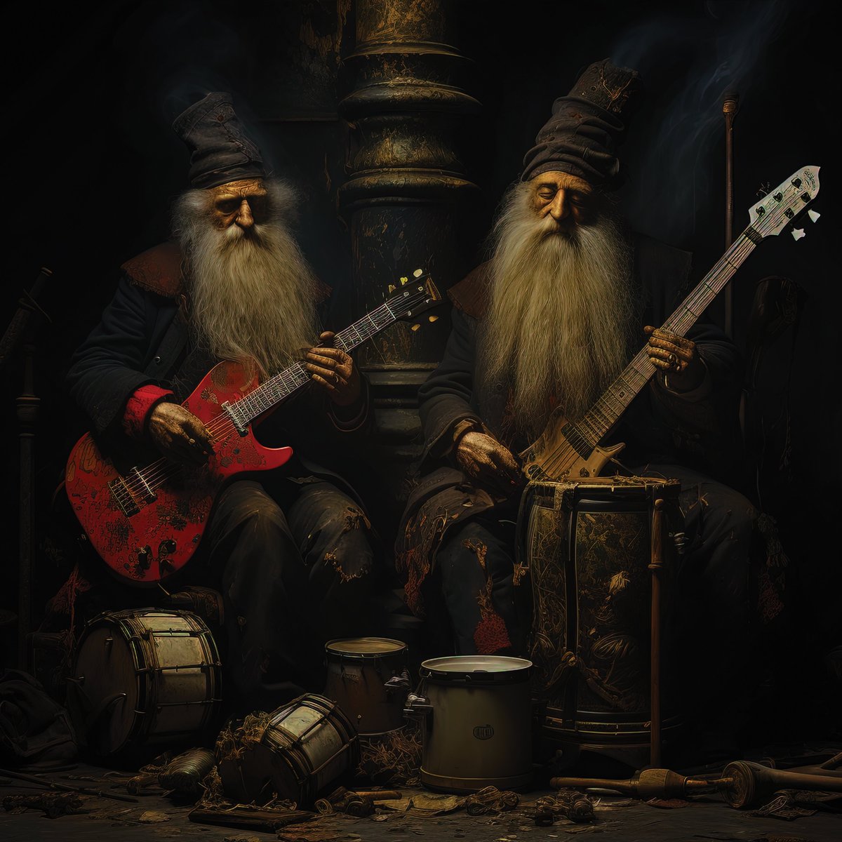 WraaeDesign's tweet image. ZZ Top - Over the Hill #revival #zztop #midjourney #rocknrollisheretostay