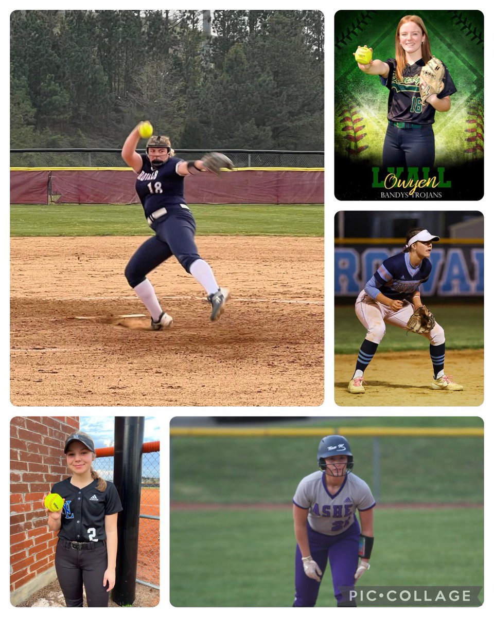 Congrats to following ladies who were selected for their 2023 NCSCA All-State Teams

<a href="/Gracehollings18/">Gracie Hollingsworth</a> All-State and 1A Pitcher of the Year

<a href="/OwyenLyall/">Owyen Lyall</a> All-State

<a href="/emmaclarke_13/">Emma Clarke</a> All-State

<a href="/beckawonsick21/">Becka Wonsick</a> All-State

<a href="/CGDellinger2024/">CG</a> All-State

#TeamNC #TeamNCShook <a href="/TeamNCSoftball/">Team North Carolina Softball</a>