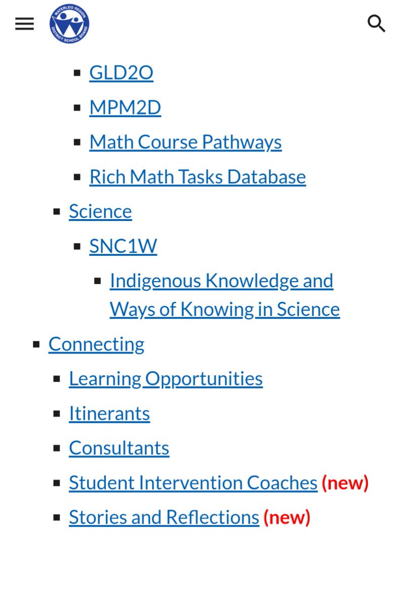 We made some updates and additions to the <a href="/WRDSB/">Waterloo Region DSB</a> Destreaming website before school ended. Check them out here:

sites.google.com/wrdsb.ca/wrdsb…
#ENL1W #onted #wrdsbdestreamed #wrdsblearns 

<a href="/hicknell/">Mrs. Hicknell (she/her)</a> @gingerich_c <a href="/watersji/">アウト</a>