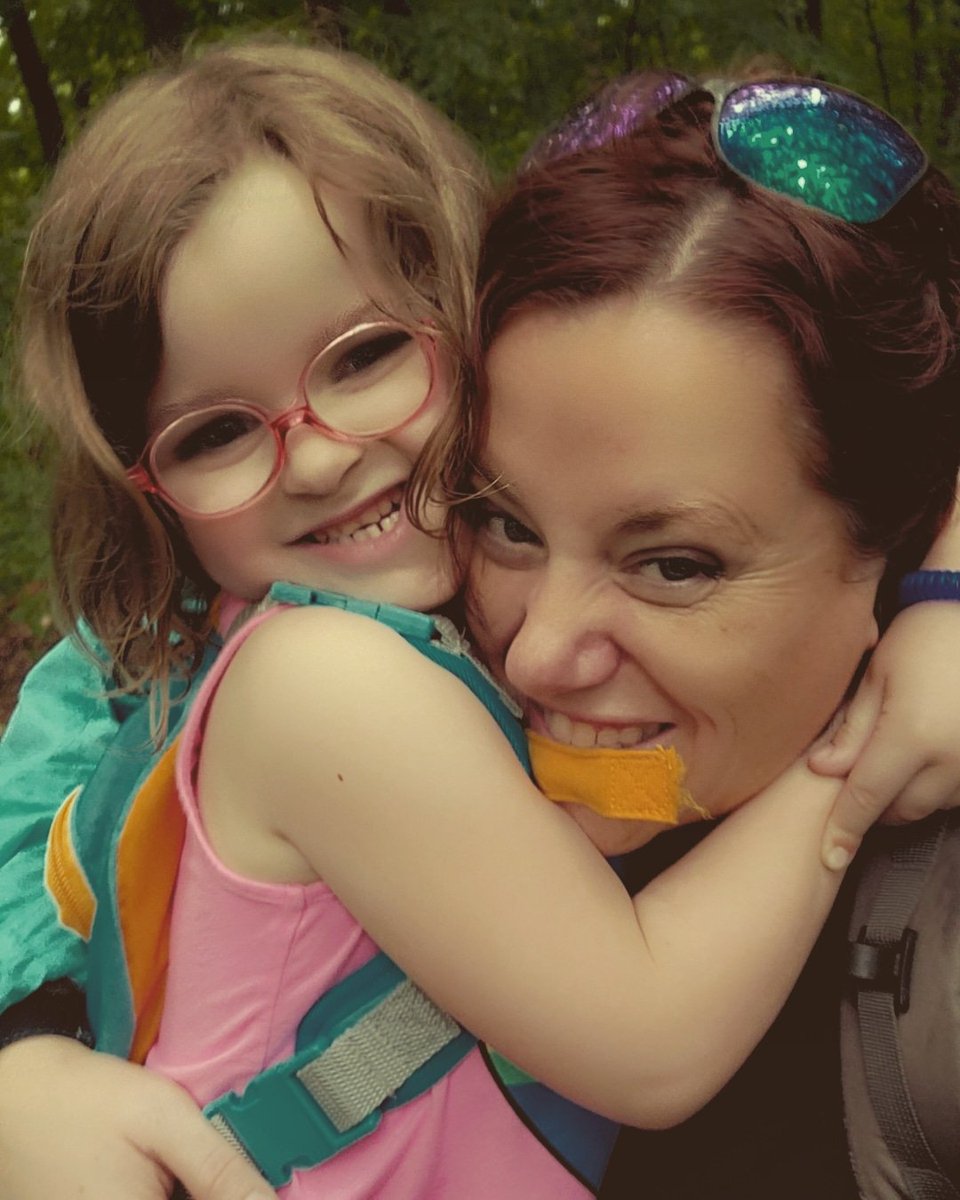 Sunday morning #shenanigans with my little mini.  Life is too short to care about what other people think. Wear your tutu when you go for a hike in the rain and sing ridiculous songs along the way.  #ThingsMyDaughterTaughtMe