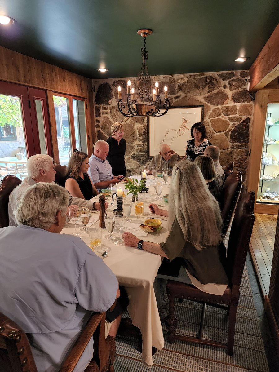 Five course dinner prepared by 3 brd members for silent auction winners at last year's Gala. Special evening.