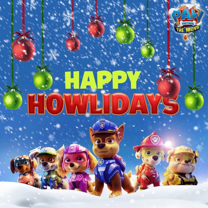 lolabunnyeditzz's tweet photo. Happy Howlidays From Paw Patrol! https://t.co/u8jc79410o