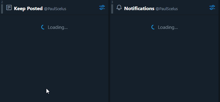 PaulScelus's tweet photo. @hist This shit has pretty much rendered my TweetDeck useless for keeping up with lists and notifications. It's been like this all afternoon. https://t.co/wY8wJSp0hM