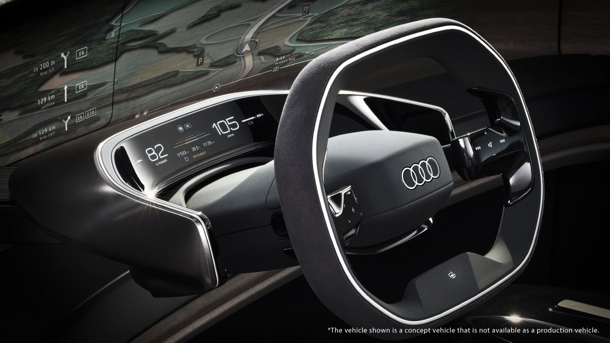 The *Audi grandsphere concept: Future luxury travel redefined. Experience a road-bound private jet with first-class comfort. Automated driving transforms the interior into a lavish lounge with seamless digital integration bit.ly/3MNuouZ #FutureIsAnAttitude