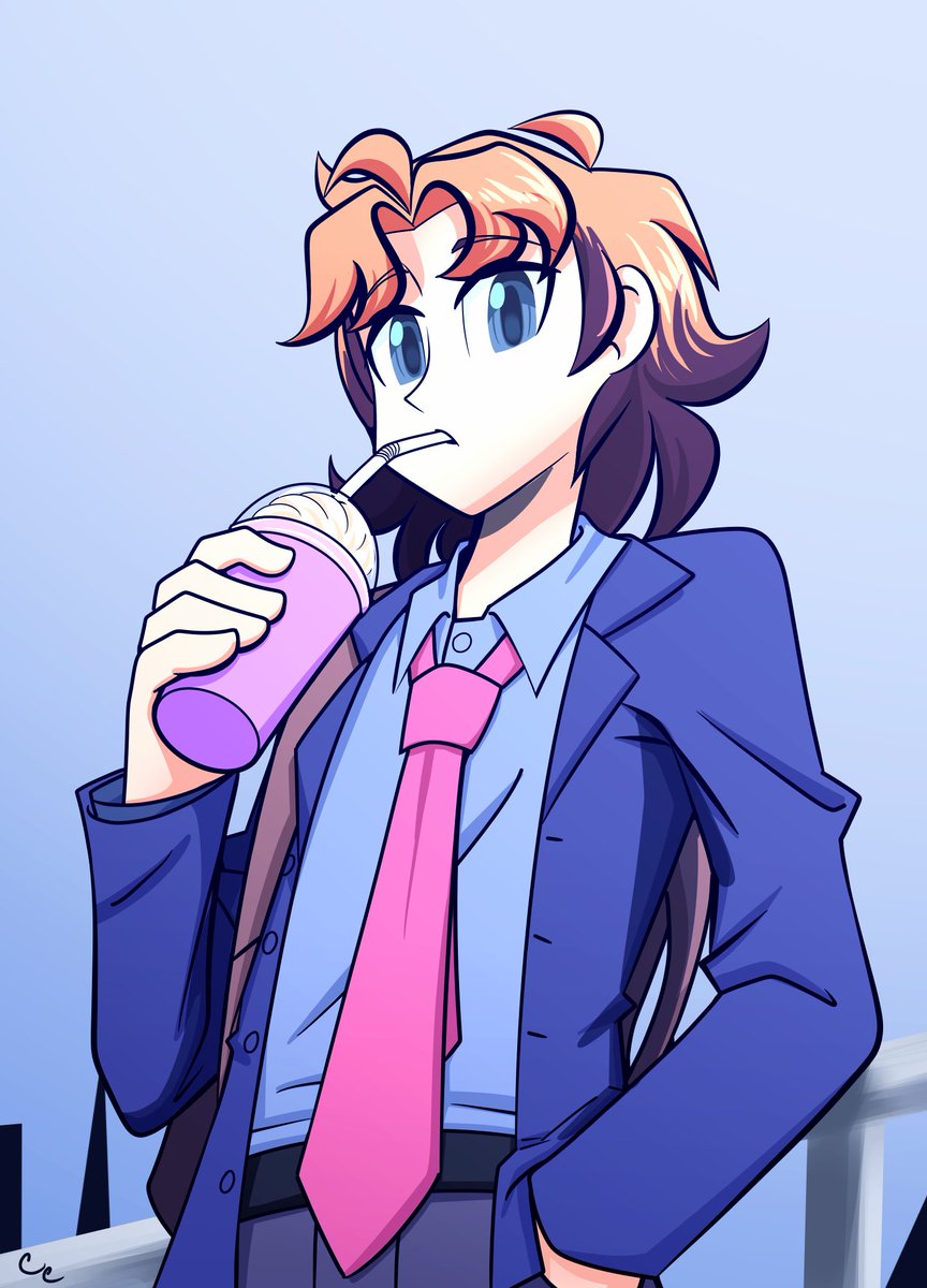 Code_CUEZIY's tweet photo. Just Senpai drinking a milkshake

#fnfsenpai https://t.co/vF8IbdxxcY
