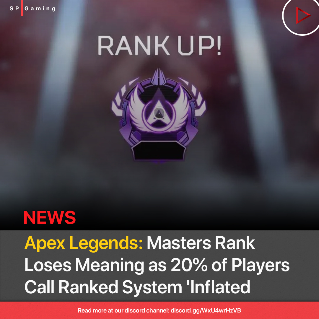 AskSimple's tweet photo. Is the Masters rank in Apex Legends losing its meaning? 🏆😕 Many players are frustrated as more accounts reach Masters. Are you finding it challenging or do you agree it's becoming 'inflated'? Join the debate! https://t.co/mw2ut69igd