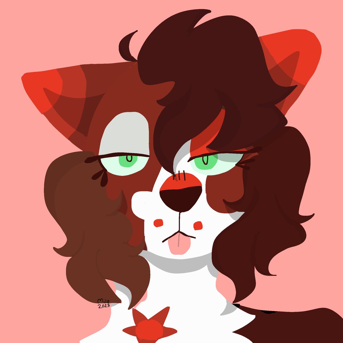 neilcore_'s tweet photo. my first artfight attack! i attacked my boyfriend!  #artfight 

my artfight acc is milopaws01, feel free to attack! https://t.co/4o3F0Vyisf
