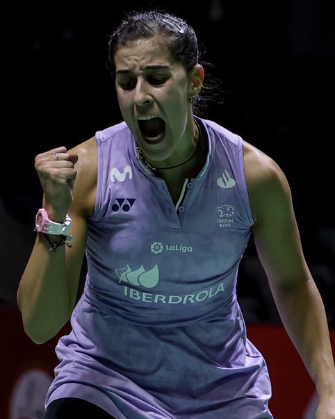 Carolina Marín de nuevo campeona de Europa. <a href="/CarolinaMarin/">Carolina Marín</a> #OrgullodeHuelva #EuropeanGames2023.