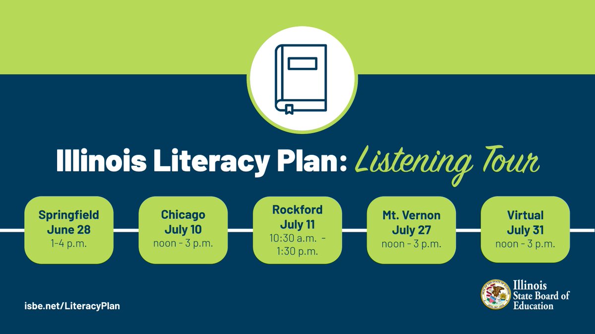 RT this link to share the first draft of our Illinois Literacy Plan okt.to/0xDoZu and then share your thoughts on our feedback form okt.to/0KxrEz. We appreciate your thoughtful input!