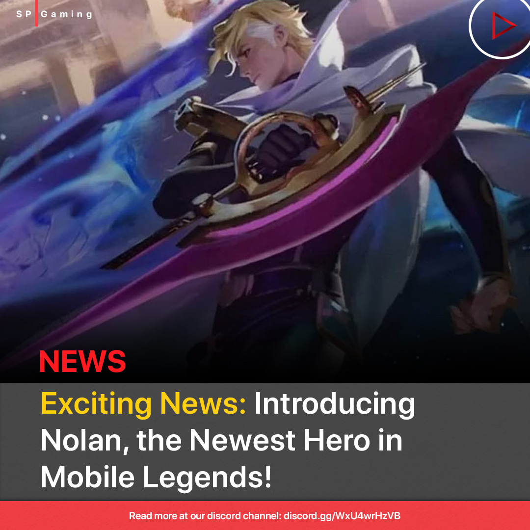 AskSimple's tweet photo. 🚀 Brace yourselves, Legends! Meet Nolan, the newest hero in #MobileLegends. 🗡️⚡️ Get ready to experience his electrifying abilities and redefine the battlefield. Will he be your new favorite hero? Share your thoughts and join the hype! https://t.co/qPnINQI6ku