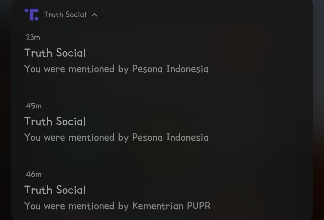 0x_zerosum's tweet image. Berasa orang penting kalo main di Truth Social