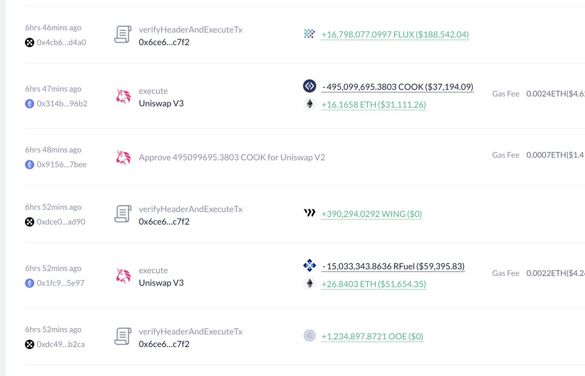 CRYPTOKSA's tweet image. #PolyNetwork
جسور الكربتو كل فترة تتعرض للاختراق الهكر 
وكل مرة يستطيعون سرقة او انتاج عملات عبر 
cross-chain Bridge ..

ما تم انتاجة و سرقة كا الآتي :
 sold 94B $SHIB for 360 $ETH, 495M $COOK for 16 $ETH and 15M $RFuel for 27 $ETH ..

المشاريع القوية تطرح حلول للاستغناء عن…