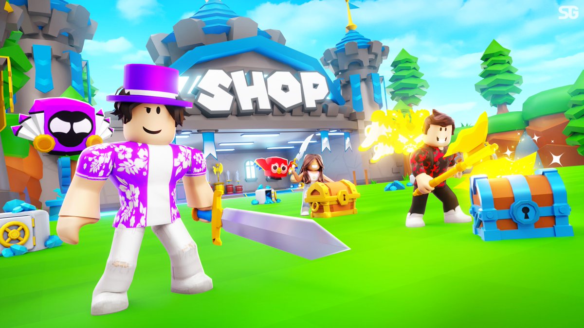 SoftGB's tweet image. Thumbnail I recently created for Chest Simulator! 🪙
Been a while since I did a simulator thumbnail, so this was fun as usual.
#Roblox #RobloxDev