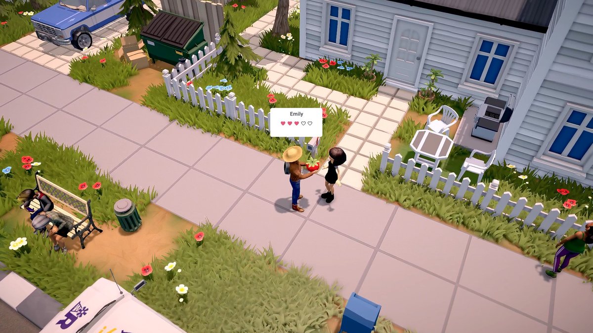 myPotatoGames's tweet photo. The Ranchers is a The Sims and Farming sim hybrid game. Raise animals, grow crops, build your dream home, explore the huge open world and befriend villagers. Enjoy different festivals, as well as get to know a cast of colorful characters, and so much more! Coming to Steam soon!🥰 https://t.co/rduAMwT31x