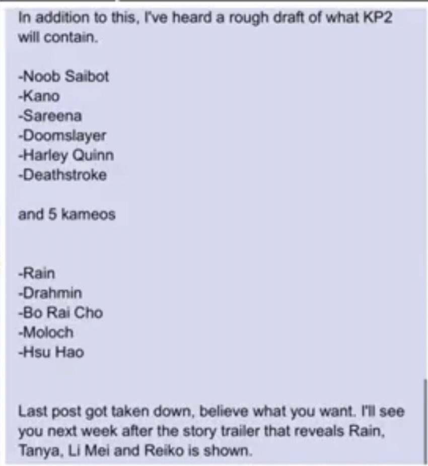 Justin McCollum on X: The remainder of the Mortal Kombat 1 Roster to my  guess would be *Reiko *General Shao *Sindel *Nitara *Sonya Jade could be Kombat  Pack 3 due to high