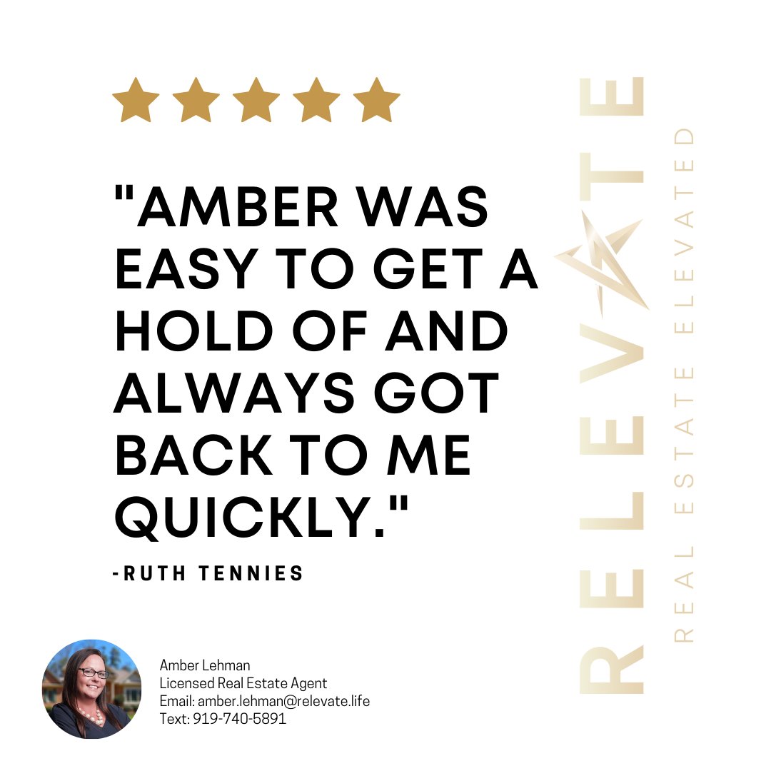RelevateLife's tweet photo. Way to go, Amber!
To Buy or Sell with Amber Lehman, Text 919-740-5891.

#relevate #raleighrealestate #raleighnc #raleighrealtor #raleigh #realestate #raleighhomes #trianglerealestate https://t.co/tGGVwzH4ID