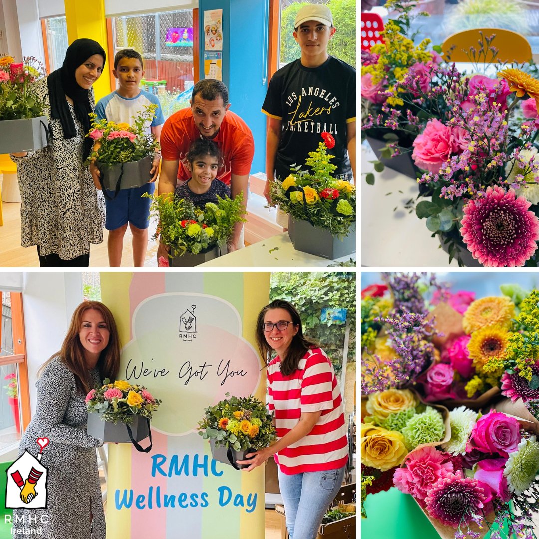 This week we had a beautiful evening of flower arranging, led by the wonderful Leah from Anna May Floristry 🌺

Time to relax, reflect and spend time together away from hospital 🏠💛

The Ronald McDonald House Wellness Programme. We’ve got you 💞