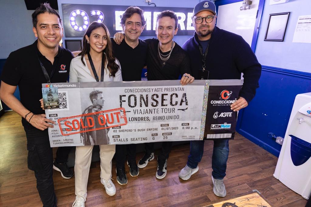 AgteLive's tweet photo. El recorrido de @Fonseca y su Viajante Tour por Europa cerró con broche de oro: #soldout en Londres. https://t.co/LsBvD7HRDd