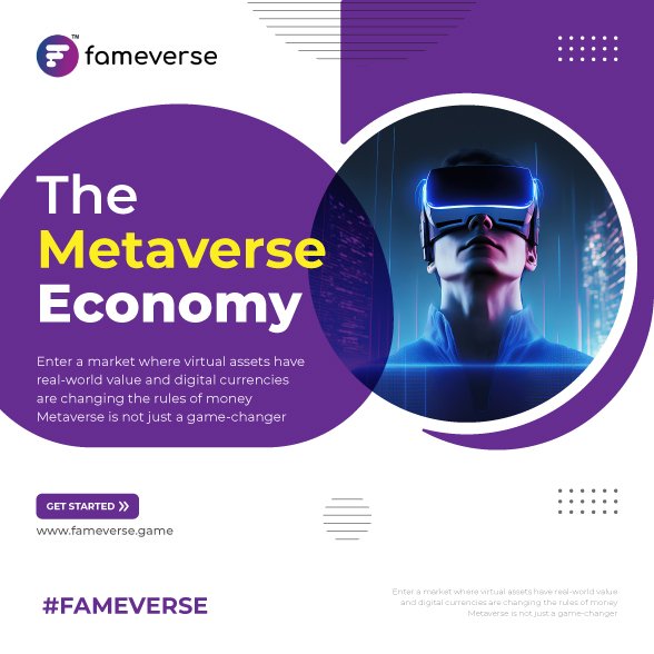 FameInfinity_'s tweet photo. The Metaverse Economy: Redefining Value and Ownership

Enter a market where virtual assets have real-world value and digital currencies are changing the rules of money Metaverse is not just a game-changer, it is an economic powerhouse that is reshaping the global landscape.

Read More : https://t.co/FnN9GPVezO