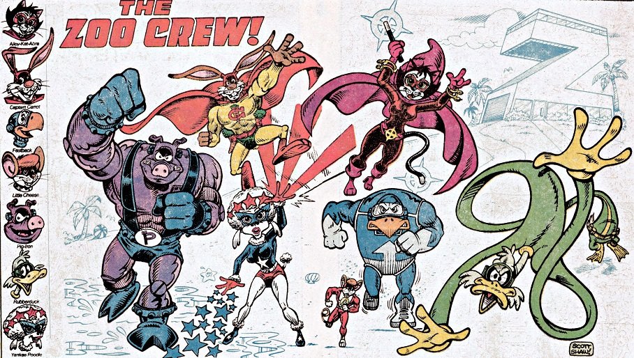 When #dccomics was doing the crossover with #hanabarbera; how come no writer thought of doing #atomant meets the #captaincarrot and the #Zoocrew