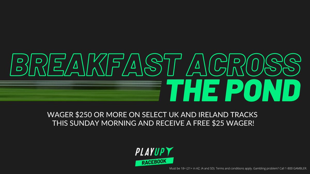 PlayUp_Racing's tweet photo. Make $250 or more in bets combined at Royal Windsor &amp; The Curragh this morning and earn a FREE $25 wager!
#YourBestBet
https://t.co/TRTKLf8EC5 https://t.co/72jWEzQvb8