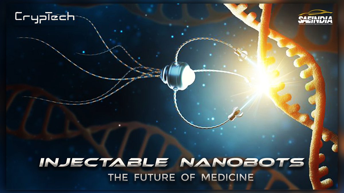 saeindia_nitdgp's tweet image. Harnessing the power of cutting-edge technology, Injectable Nanobots represent a groundbreaking milestone in the field of healthcare. 

Check out the detailed video on YouTube!
youtu.be/wjw50oAJZao

#cryptech #saenitd #nanotechnology