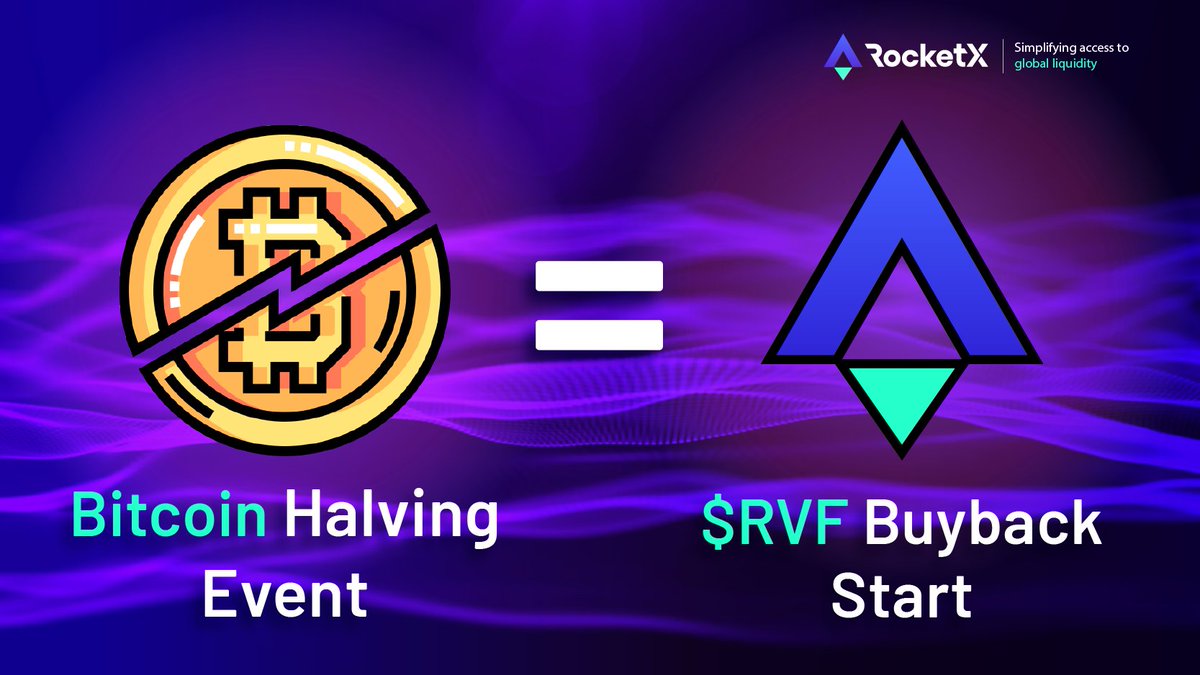 RocketXexchange's tweet photo. 📢We're pleased to announce starting from the #BTC halving event in 2024, 50% of the revenue will be used to BUYBACK $RVF from the open market, further boosting the token utility🎉

💰Avail a 100% discount on the fee
🏆 Get early access to product features

As the product adoption increases $RVF is going to be very scarce🚀🚀

⏳Countdown to $RVF BUYBACK:
https://t.co/LS7uteDw80

Read complete details of token utility here:
https://t.co/dC6rBjEhHM