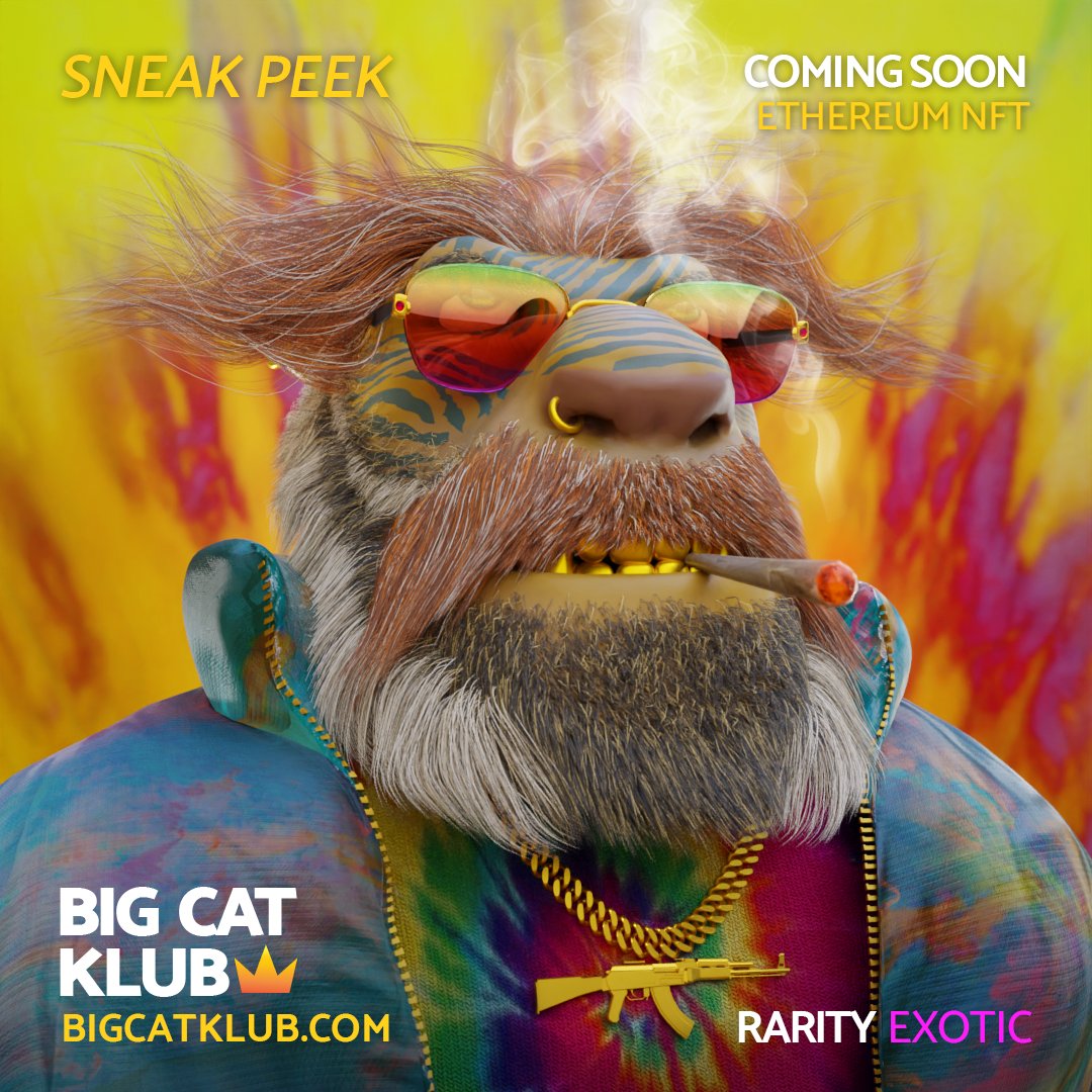 BigCatKlub's tweet photo. Golden Fangs have arrived! 🐯

Tigers $ETH MINT Date - July 5th 

(for whitelist allocation check discord - link in bio)

COUNTDOWN AT
https://t.co/YgaMJbuKKe https://t.co/YGK9oNfBCy