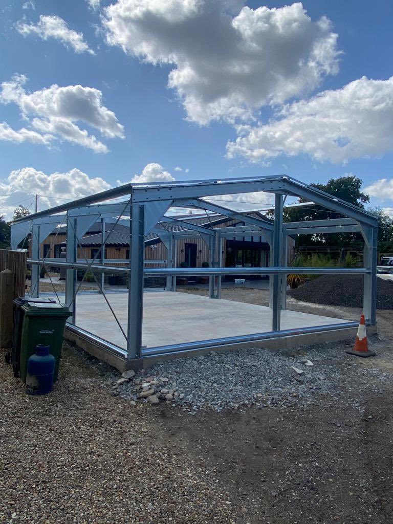 FirstFixGroup's tweet photo. #steelframe now up
For this #triplegarage in #norwich . https://t.co/o92FbtW5vq