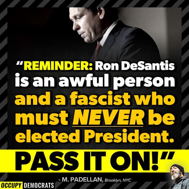 warrenswil's tweet photo. Gay GOP group slams DeSantis ad
Log Cabin Club says it’s homophobic, dangerous &amp; stupid
Fascist DeSatan losing left &amp; right
His campaign flounders on ultra-MAGA agenda
He’s evil &amp; must NEVER be president
#ProudBlue #DemVoice1 #Fresh 
https://t.co/CUkGnjHT29 https://t.co/eY4UOexh9Y