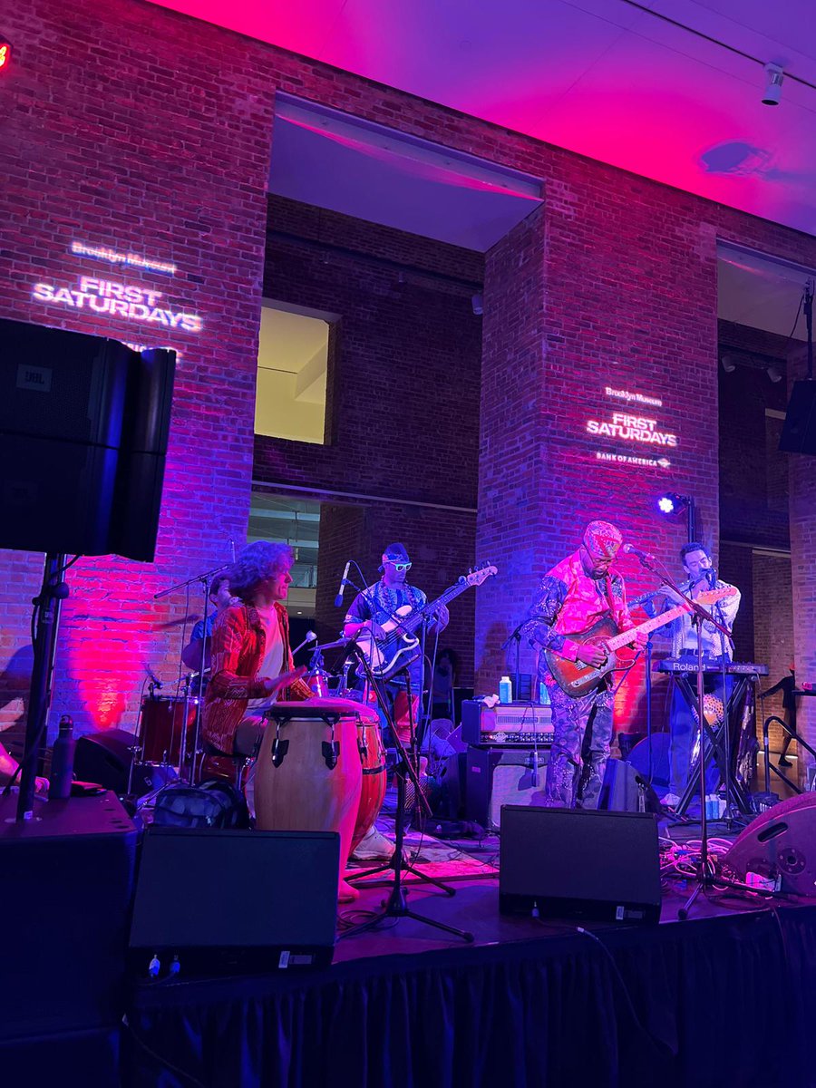 Thank you so much for coming out!
What an incredible night of music at the Brooklyn Museum's First Saturdays event! I'm so proud to have shared the night with #SuperYambaBand - thank you to everyone who came out to enjoy it with us! 🎶🪘🎶❤️✌🏾