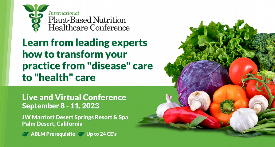 #PBNHC23 11th Annual Plant-Based Nutrition Healthcare Conference in Palm Desert, CA in September! I hope you'll join me as we talk about the latest science behind the benefits of a plantbased lifestyle. You can register here: pbnhc.com/registration