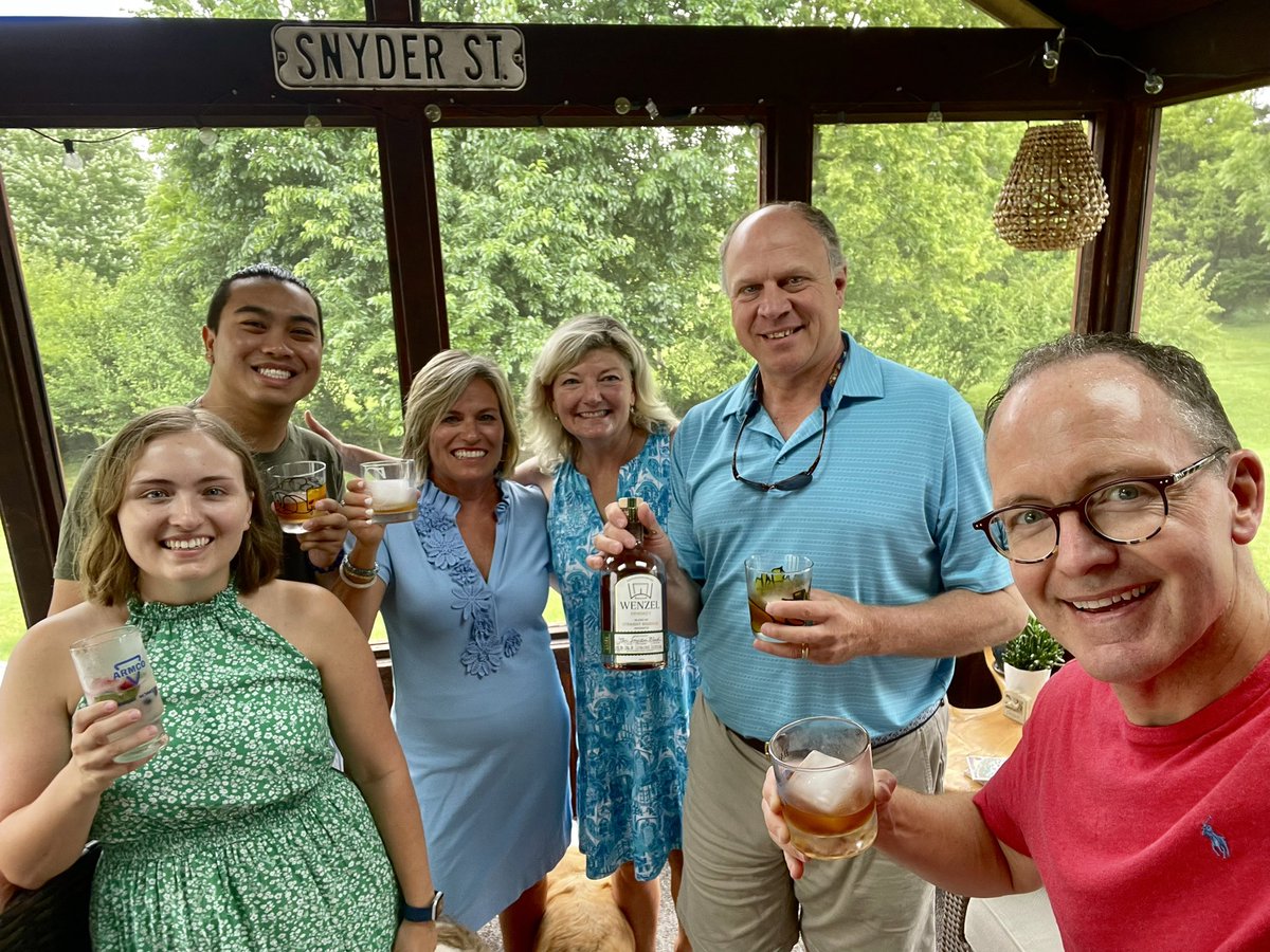 Happy 2nd of July from my brother-in-law’s where we opened the Wenzel Whiskey blend that we did in February. Cheers🥃 WIYG?