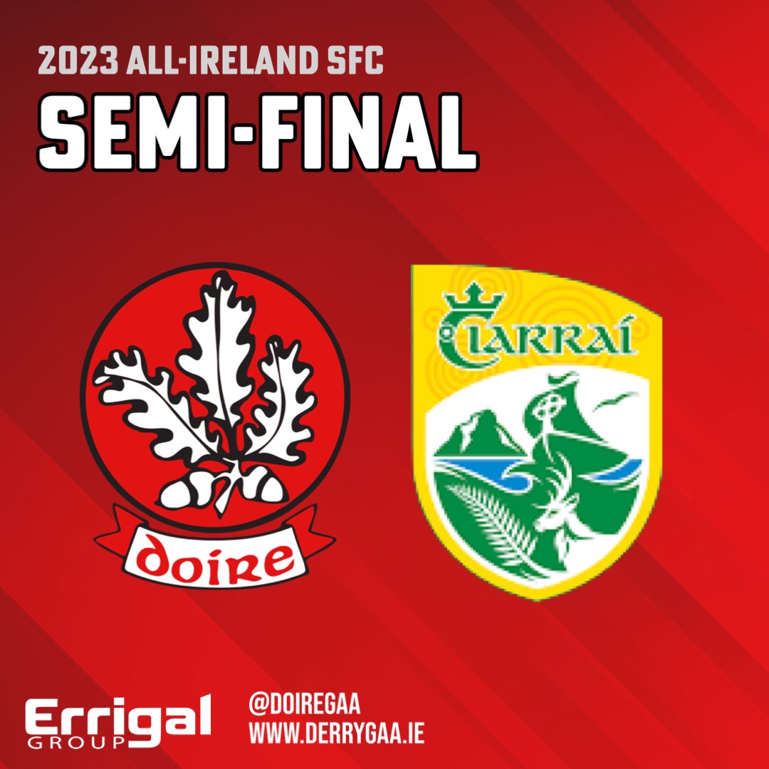 The Oak Leafers will face Kerry in the 2023 All-Ireland semi-final 💪🇦🇹