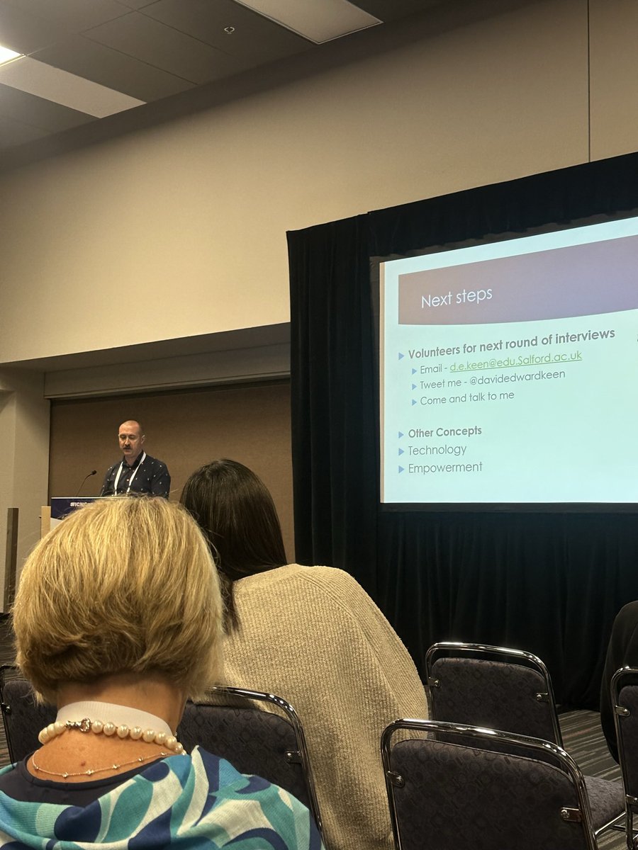 <a href="/davidedwardkeen/">David Keen RN 🏳️‍🌈</a> 
In conference with David Keen, learning leadership. 

<a href="/ICNurses/">ICN</a> #Montreal2023